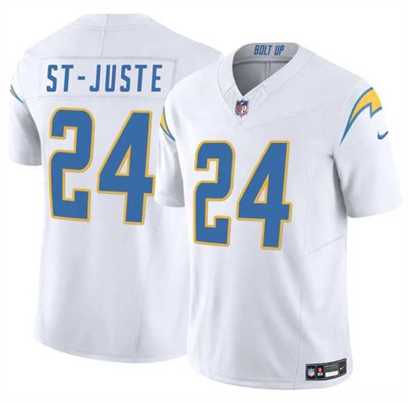 Men & Women & Youth Los Angeles Chargers #24 Benjamin St-Juste White 2024 F.U.S.E. Vapor Limited Stitched Jersey->las vegas raiders->NFL Jersey